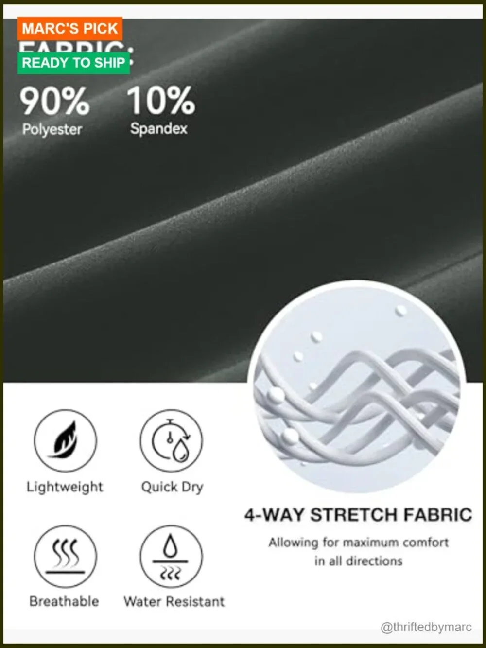Men's Stretch Golf Shorts 8